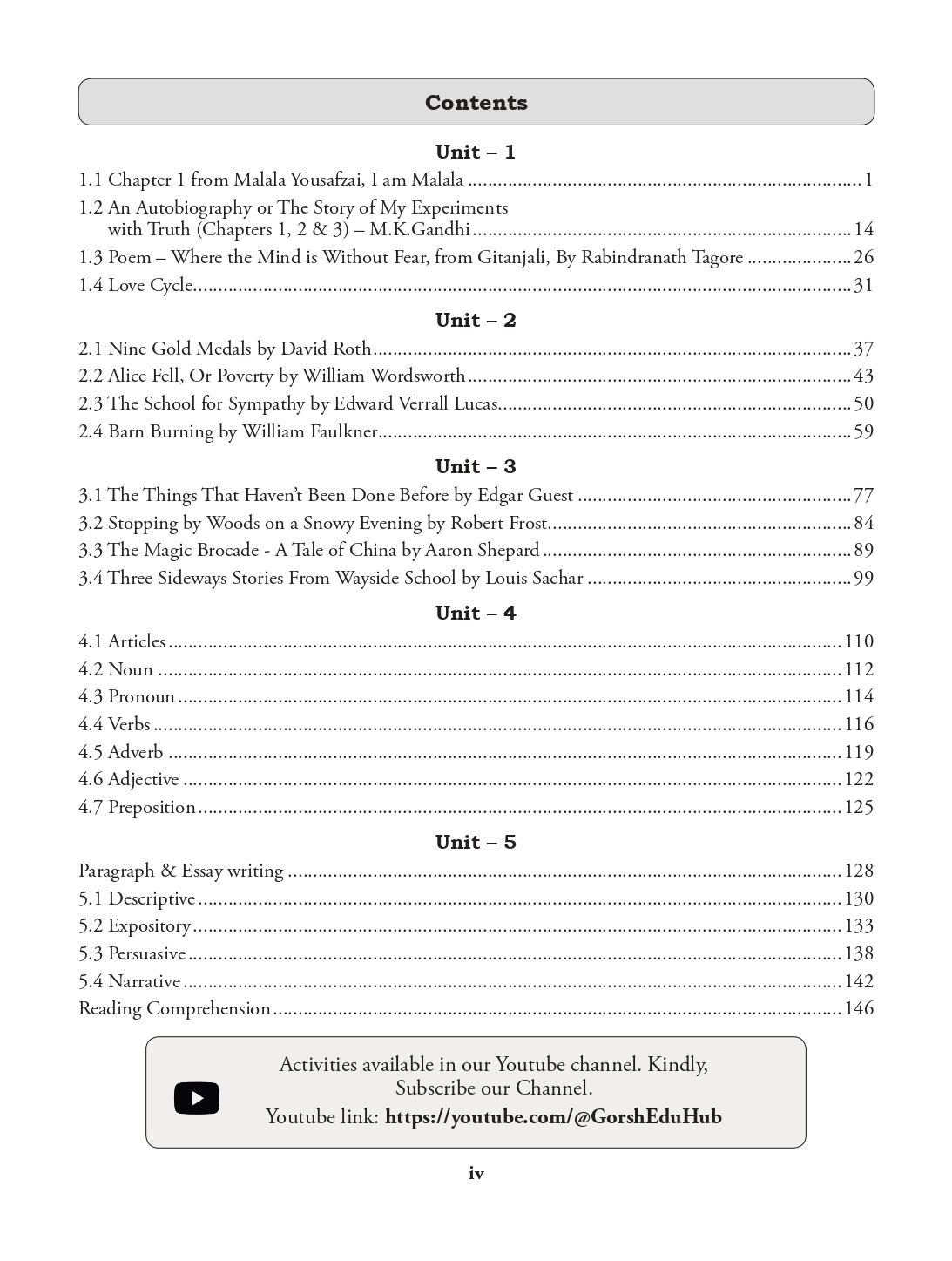 Crown English Sem 1 Textbook